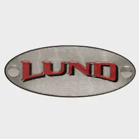 1986435 3m Boat Raised Emblem Decal Lund Red/black/silver Sticker