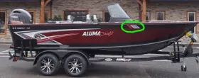 22160021888 Alumacraft 2020 Accent Decal For Both Starboard And Port Sides - See Photo
