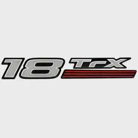 200322 American Paint Supply Triton Boat Raised Model Decal Vinyl Emblem 18 Trx