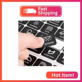 Qpab009810 Auxbeam 160pcs Switch Panel Stickers For Ra80 Xl Rb80 Ar-600 Ac-1200 Light Sw