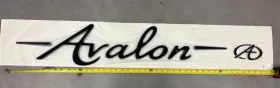 083006blk Avalon 083006blk. Hull Emblem Part Number 43 Inch Matte Black