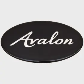 155622-01 Avalon Pontoon Boats Boat Raised Emblem Decal 084424 Black Sticker