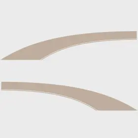 Lb04336-01 Avalon Pontoon Boats Boat Graphic Decal Stickers Metallic Beige Set Of 2