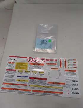 750141a Aviara Av 28 Avaria Safety Label Sticker Kit White And Red Marine Boat