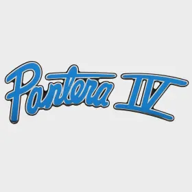 33043 Bass Cat Boats Boat Raised Decal Sticker Pantera Iv Blue / Silver