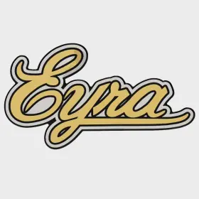 33057 Bass Cat Boats Boat Raised Decal Sticker Eyra Gold Black