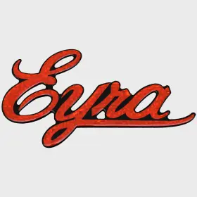 7340059 Bass Cat Boats Pn Boat Raised Decal Eyra Logo Red Sticker