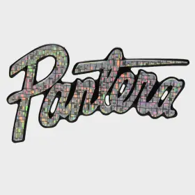 7340074 Bass Cat Boats Pn Boat Emblem Sticker Decal Pantera Silver Holo Vinyl