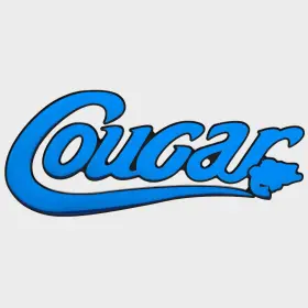 Lh7101 Bass Cat Boat Raised Brand Decal Cougar Blue Sticker