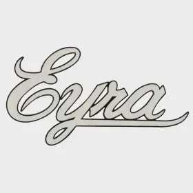 7340044 Bass Cat Pn Boat Brand Decal Eyra Flat Silver Sticker