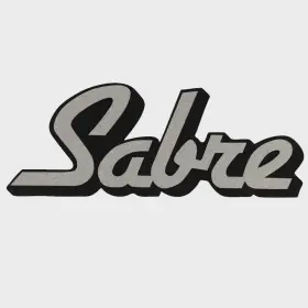 7340046 Bass Cat Pn Boat Brand Decal Sabre Silver Sparkly Sticker