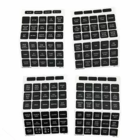 4217-bss Blue Sea Systems Waterproof Dc Label Kit 120 Square Black