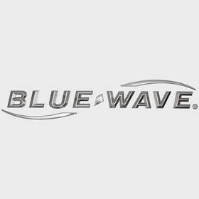 Blue Wave Boats 162176-01 Boat Raised Hull Decal 2030-0010 Silver Logo Sticker