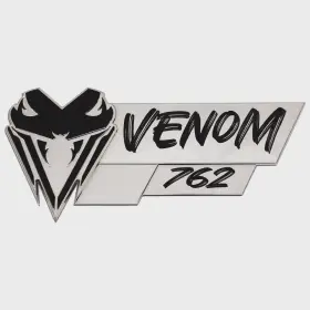 2030-0154 Blue Wave Boats 168188-01 Boat Raised Emblem Decal Venom 762