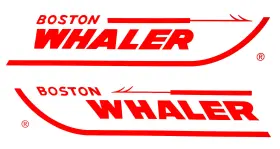 Bw18r Boston Whaler Original Vinyl Decal 18 Inch Oem