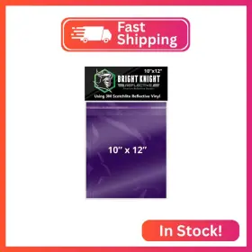 4336327353 Bright Knight Decals Purple 3m Reflective Tape - 10x12 Flat Sheet Vinyl Motorcyc
