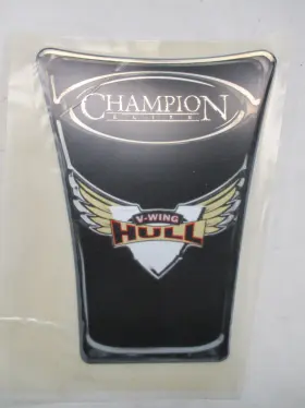 7c207 Champion Elite 183 V - Wing Hull Console 7 3/4 Inch W X 10 Raised Decal Boat