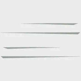 162600-01 Chaparral Boat Deck Decals 14.02620 Alloy Gray Stickers 4 Pc