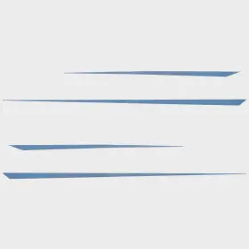 162600-08 Chaparral Boat Deck Decals 14.02802 Light Blue Stickers 4 Pc