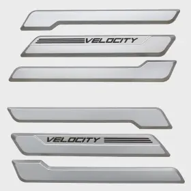 168583-01-60 Chaparral 23 Ssi Boat Raised Tower Decals Silver Stickers 6pc