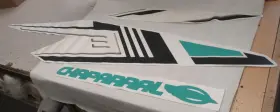 153085-06-60 Chaparral 2015 Vortex 14.01297 Port Hull / Deck Decal 3 Piece Marine Boat