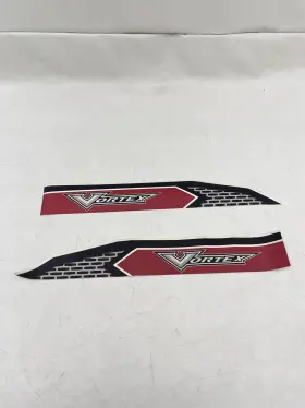 14.02464 Chaparral Boats Vortex Trailer Decals Red/white/black 22 3/8 Inch L Set Of 2 Boat
