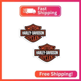 99185 Chroma Harley Davidson Bar And Shield Decal 2pc