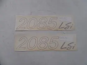 19495-40-1346 Crestliner 2085 Lsi Decal Pair 2 11 3/4 Inch X 5/8 Copper Boat