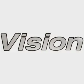 2201470 Crestliner Boats Boat Model Decal Sticker Vision Metallic Silver