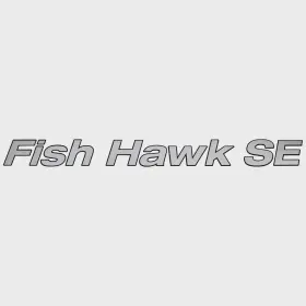 2319705 Crestliner Boats Boat Model Decal Fish Hawk Se Silver Sticker