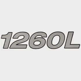 2351410 Crestliner Boats Boat Model Decal 1260l Silver Black Sticker