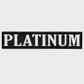 U33060-01 Crestliner Boats Boat Raised Emblem Decal 2209012 Platinum Edition Sticker