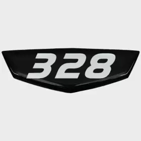 151014-01 Cruisers Yachts Boat Raised Emblem Decal V2752500 328 Cc Black Sticker
