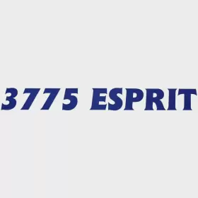 V0810800 Cruisers Yachts Boat Model Decal Sticker 3775 Esprit Royal Blue