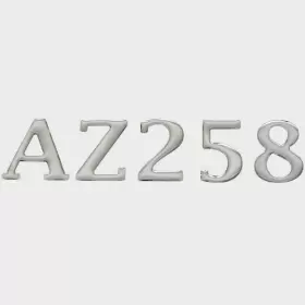 V2656800 Cruisers Yachts Boat Raised Decal Sticker Az258 Silver