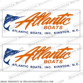 B-ab-2 Discontinued Decals Fits Atlantic Boats Decal Kit
