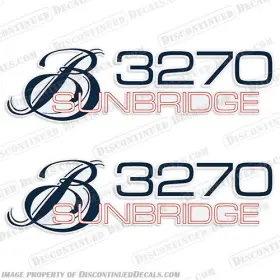 B-bl-sb-3270 Discontinued Decals Fits Bayliner Boats Sunbridge 3270