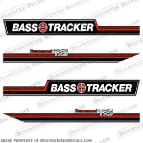 B-bt-17-89-txs Discontinued Decals Fits 1989 Bass Tracker 17ft Tournament Txs