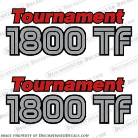 B-bt-1800-tf Discontinued Decals Fits Bass Tracker Inch Tournament 1800 Tf Set Of 2