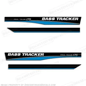 B-bt-pt-175-b Discontinued Decals Fits Bass Tracker Pro Team 175 - Blue