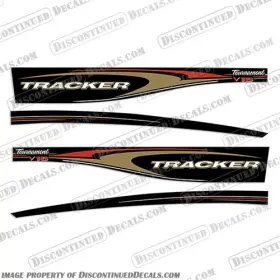 B-bt-t-03-v18 Discontinued Decals Fits 2003 Bass Tracker Tournament V-18 Boat