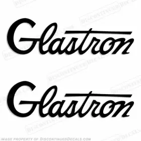 B-gl-64 Discontinued Decals Fits Glastron Boat - 1964 Set Of 2