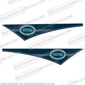 B-gw-226 Discontinued Decals 26in-s Fits Grady White Seafarer 226 Pennant 26 Inch Long Silver