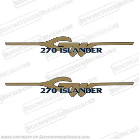 B-gw-270-isl Discontinued Decals Fits Grady White 270 Islander Boat Logo