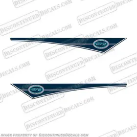 B-gw-272-pnd-s-n Discontinued Decals Fits Grady White Gulfstream 272 Sailfish Pennant - Newer Model