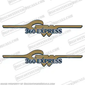 B-gw-360-exp Discontinued Decals Fits Grady White 360 Express Logo
