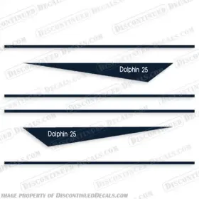 B-gw-dol-25-cd Discontinued Decals Fits Grady White Dolphin 25 Cabin