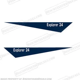 B-gw-exp-24-p Discontinued Decals Fits Grady-white Explorer 24 Pennant