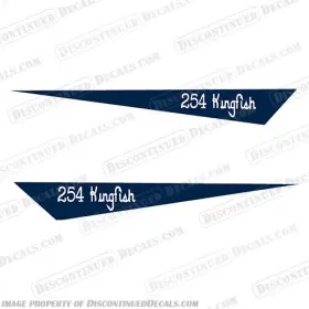 B-gw-king-254-pen Discontinued Decals Fits Grady White 254 Kingfish Pennant