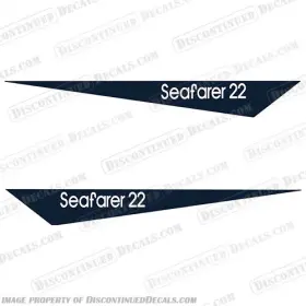 B-gw-sea-22-p Discontinued Decals Fits Grady-white Seafarer 22 Pennant